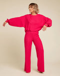 FUSCHIA SWEATSHIRT