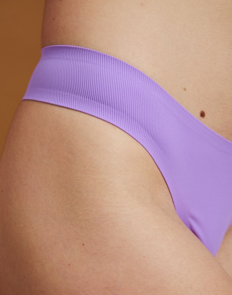 Women's Lace and Mesh Cheeky Underwear - Auden Lilac Purple M 1 ct